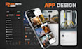 create premium mobile app UI UX and modern figma app design