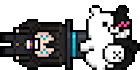 draw you a posed danganronpa pixel sprite