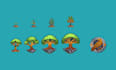 design a cohesive set of UI icons for game or mobile app
