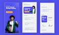 craft website design or mobile app design ui ux using figma
