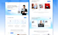 do figma website design and landing page UI UX design