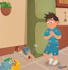 draw children story book illustration