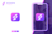 design modern mobile app logo or icon