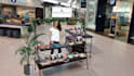 create a visualization of booth, showcase, display, pos