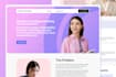 design interactive framer portfolio website or landing page with animations