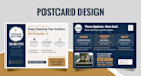 do postcard design or direct mail eddm postcard in 24 hours