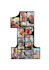 design a unique photo mosaic collage shaping your best memories into a number