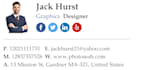 create email signature HTML, clickable HTML email signature