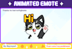 create custom twitch emotes animated GIF for twitch, discord, kick