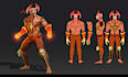 draw concept art sheet for your game