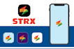modern mobile app logo and app icon design