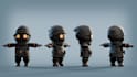 create 3d model character and avatar for animation and games