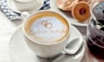 write text or put your logo in coffee cup