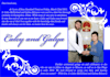 make you a simple 2 page simple wedding invitation