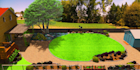 design your garden, backyard, patio in 3d realistic