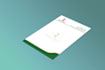 design business card and brand identity