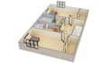 provide high quality 3d floor plan fully furnished