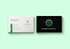 create a minimalist business card with qr code