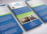 create print ready rack card design or postcard design