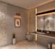 design interior 3d rendering for bathroom