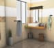 design interior 3d rendering for bathroom