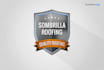 design 3d and vintage badge logo