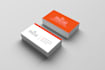 create a minimalist business card with qr code