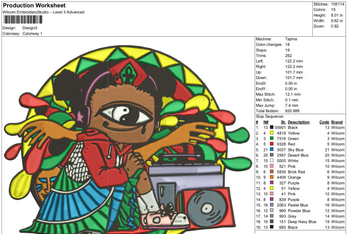 do dst embroidery digitizing in 1 hour