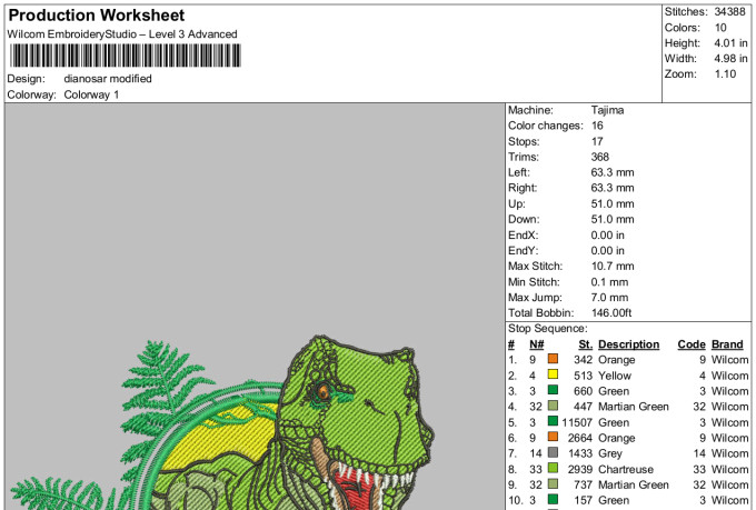 do complex embroidery digitizing in dst, pes, cnd, jef, pxf