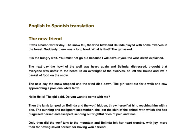 Translate From English To Spanish Portuguese And French By Kombejb