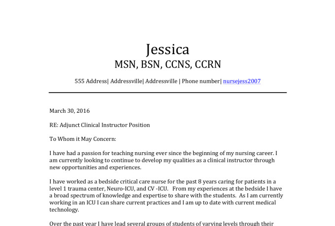 Create A Nursing Resume And Cover Letter By Jesswoloszyk Fiverr