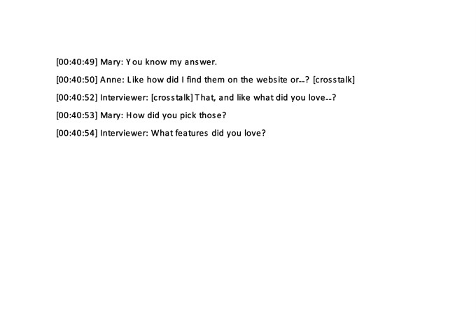 transcribe 60 minutes of audio to a non verbatim transcript