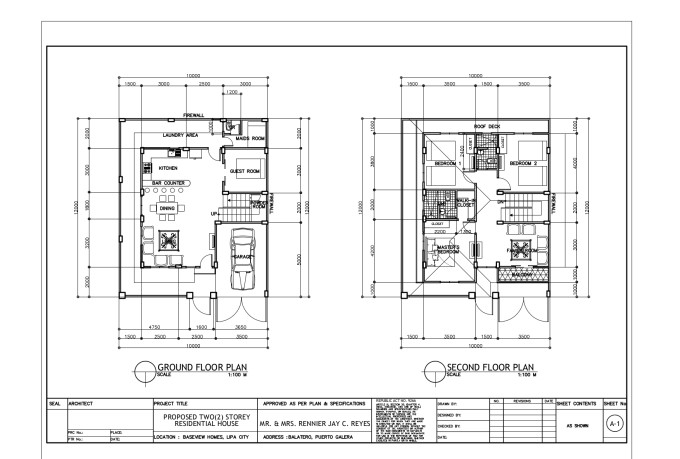 Create autocad designs of houses by Khryzen | Fiverr