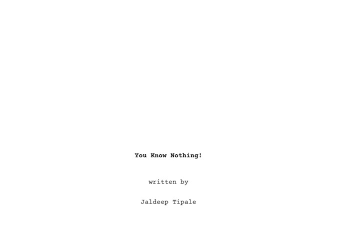 write a screenplay for your short film