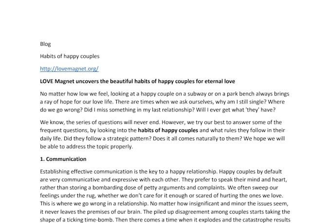 write articles, blogs for you