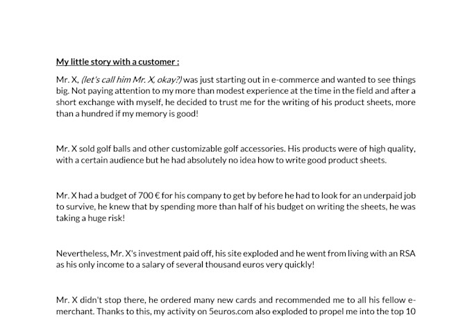 write premium brand storytelling content for your website