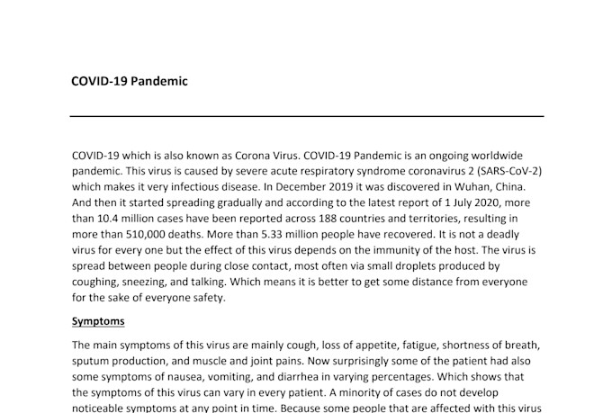 write 1000 words article on any topic or blog or speech