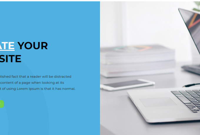 design responsive wordpress website with page builders