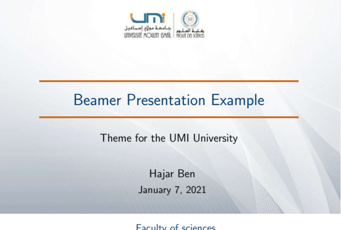 how to create beamer presentation