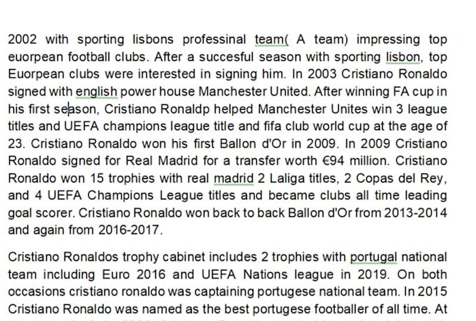 write expert level article on football soccer