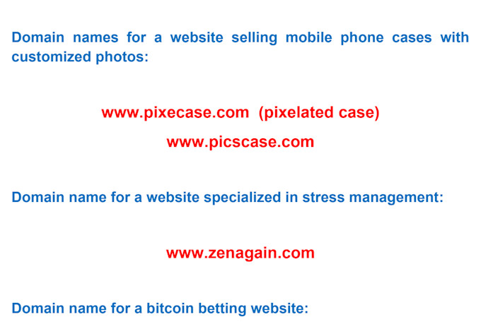 create an original domain name