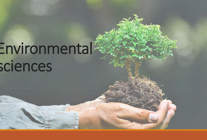 help you in environmental sciences related task