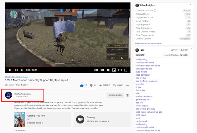 create youtube channel setup, design, and optimization