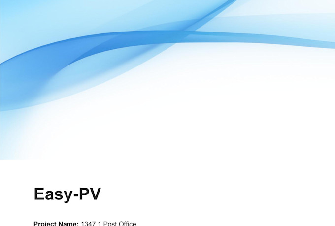 Design solar system using easy pv by Shivamkpandey | Fiverr