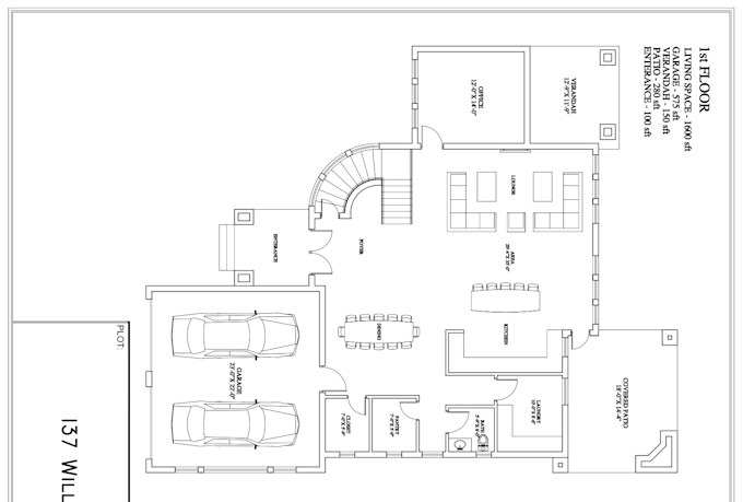 draw your architectural floor plans in autocad