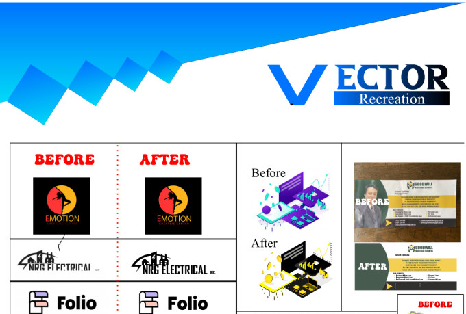 professionally vectorize, redesign your logo, graphics, into scalable vectors