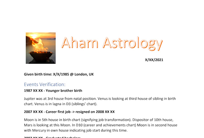 do astrology readings based on your birth chart