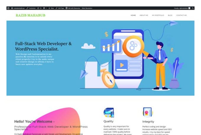 create an ecommerce wordpress website by using woocommerce