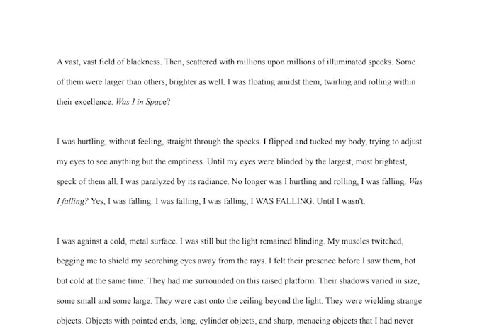 write a short story