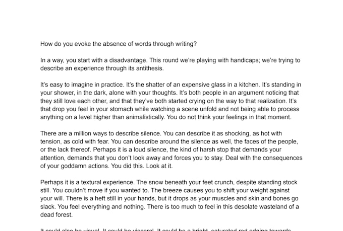 write an engaging short story